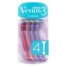 Gillette Venus 3 Engangsskrabere Colors 4-pk.