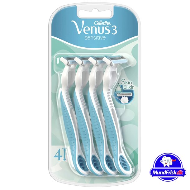 Gillette Venus 3 Sensitive Engangsskrabere 4 stk.