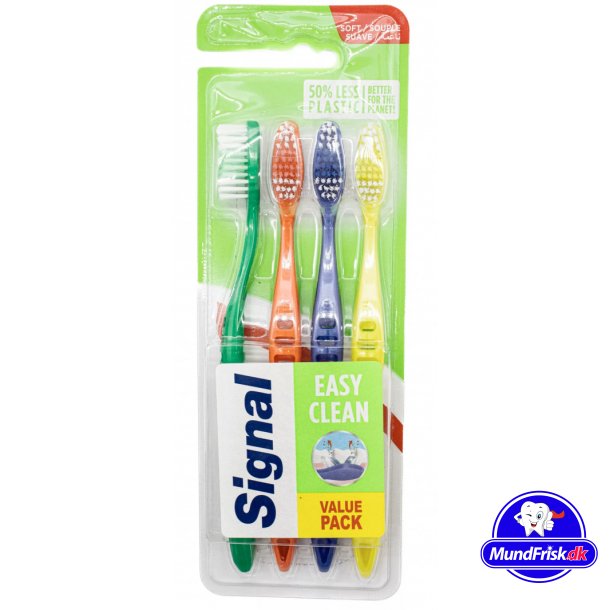 Signal 4 st Tannbrster Easy Clean Medium