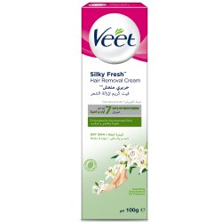 Veet Hair Removal Cream Silky Fresh Dry Skin 100 ml