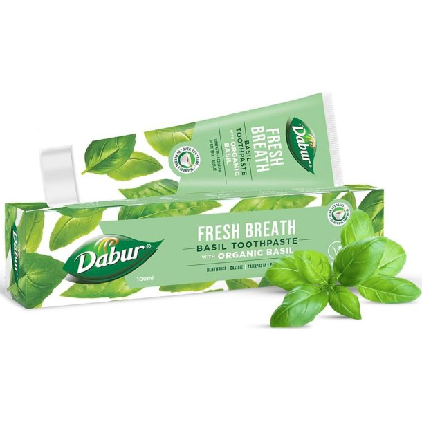 DABUR Tandpasta Fresh Breath Organic Basil 100 ml