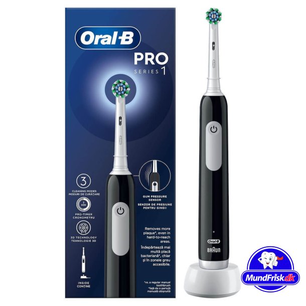 Oral-B Black Pro Series 1 Elektrische Zahnb&uuml;rste CrossAction