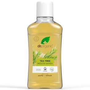 kologisk Mundskyl DR. ORGANIC Tea Tree Aloe Vera 500 ml
