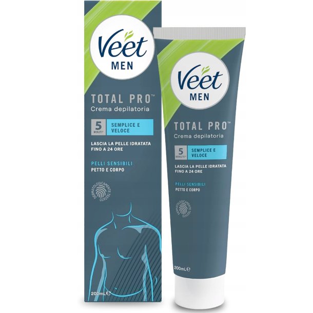 Veet MEN Total Pro Hair Removal Cream 200 ml