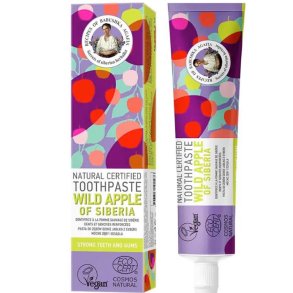 Naturlig Whitening Tandpasta GRANDMOTHER Agafia Forest Wild Apple 85 gr.