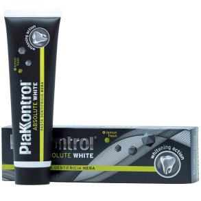Whitening Tandpasta PLAKKONTROL Absolute White Charcoal 75 ml