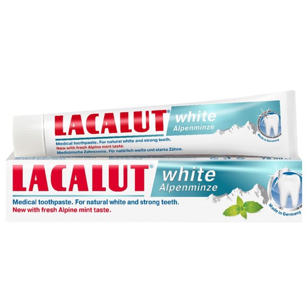 Lacalut Tandkrm White Alpine Mint 75 ml.