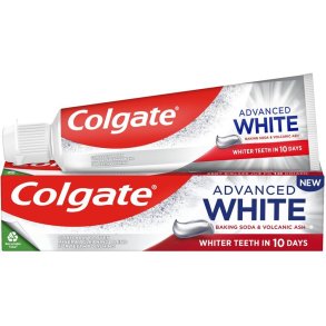 Colgate Whitening Tandkrm Advanced White Baking Soda & Vulcanic Ash 75 ml