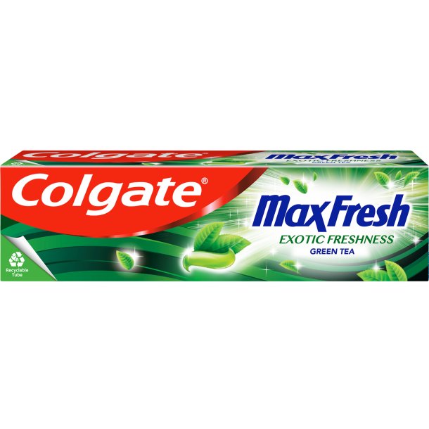 Colgate Tandkrm MaxFresh Exotic Freshness Green Tea 75 ml.