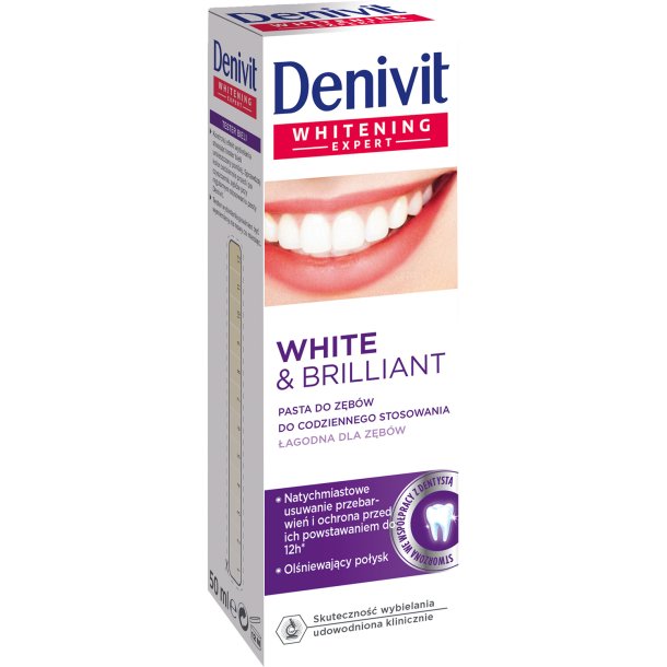 Denivit Zahnpasta White &amp; Brilliant 50 ml.