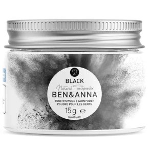 Naturlig Charcoal Tandpasta Pulver BEN & ANNA Xylitol 15g