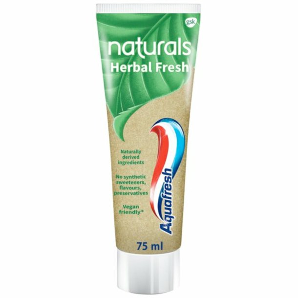 Aquafresh Tandpasta Naturals Herbal Fresh 75 ml.