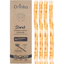 Miswak Sticks 4 pcs. ORINKO Siwak Sticks 100 % naturlig tannb�rste