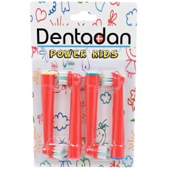 Dentadan borsthuvuden fr barn RED Oral-B kompatibel