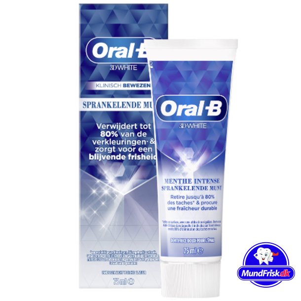 Oral-B 3D White Zahnpasta Sparkling Mint 75 ml.