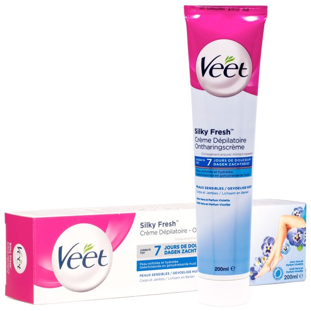 Veet Hair Removal Cream Silky &amp; Fresh Sensitive Skin 200 ml
