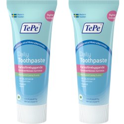 TePe Tannkrem 2 x 75 ml. Daglig forebygging av hulrom