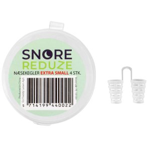 SnoreReduze Stop Snorken 4 stk. Nsekegler for bedre vejrtrkning