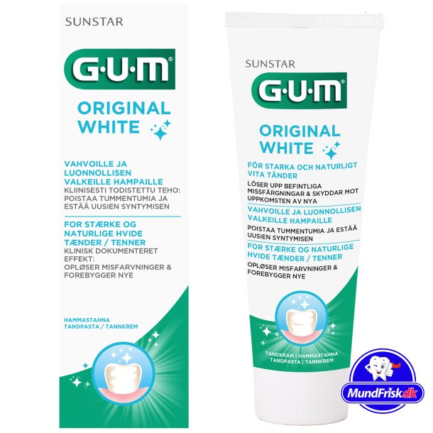 GUM Original White Tandpasta 75 ml.