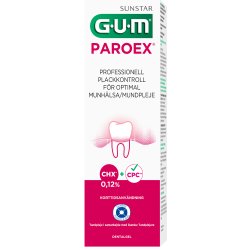 GUM Chlorhexidin Zahnpasta Gel Paroex 0,12 % CHX 75 ml