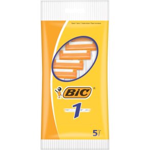 BIC 1 Classic Engangsskrabere Normal Skin 5 stk.