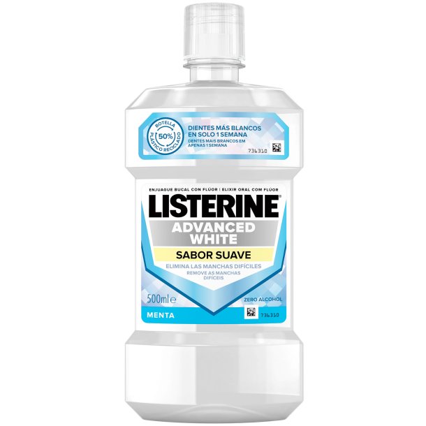 Listerine Advanced White Gentle Flavour Mundskyl 500 ml.