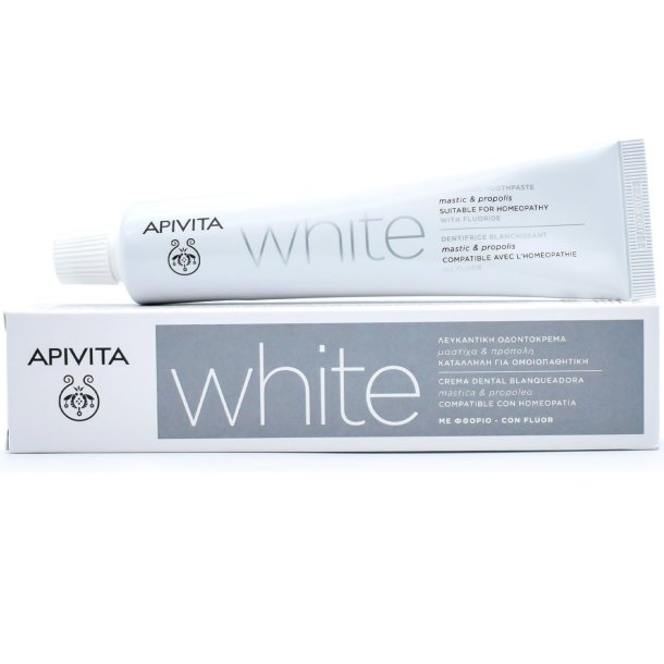 Natural Whitening Toothpaste APIVITA White Mastic Propolis 75 ml