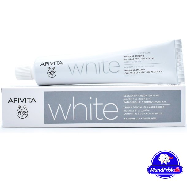 Natrliche Whitening Zahnpasta APIVITA White Mastic Propolis 75 ml