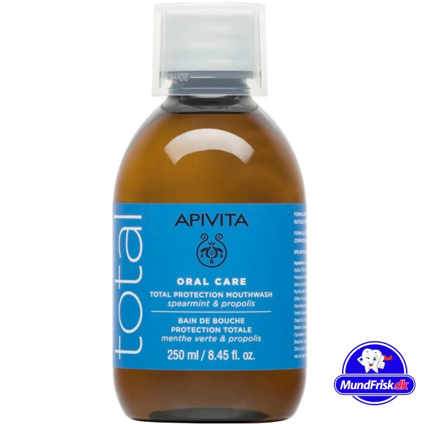 Natrliches Mundwasser APIVITA Total Protection Spearmint &amp; Propolis 250 ml