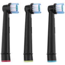 Dentadan 10 st. Svarta normala borsthuvuden fr Oral-B