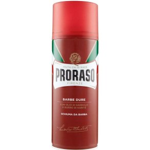 Barberskum PRORASO Hard Beards Nourishing Shaving Foam 400 ml