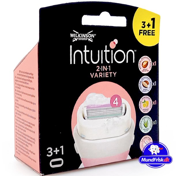 Wilkinson Sword Woman 4 stk. Intuition Variety Barberblade 