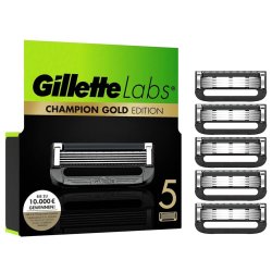 GilletteLabs GOLD Edition Rakblad 5 st.