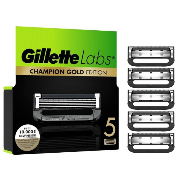 GilletteLabs GOLD Edition Rakblad 5 st.