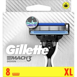 Gillette Mach3 DESIGN Edition Barberblader 8 pcs.