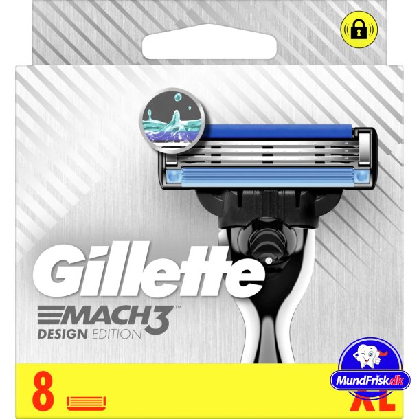 Gillette Mach3 DESIGN Edition Rasierklingen 8 Stk.