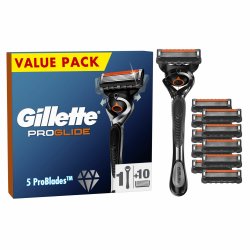 Gillette Fusion5 ProGlide Barberskraber Inkl. 10 Barberblade