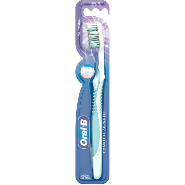 Oral-B Whitening Tandborste Complete 3D White 35 Medium