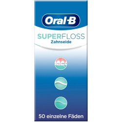 Oral-B Super Floss Tanntrd 50 pcs. NY emballasje