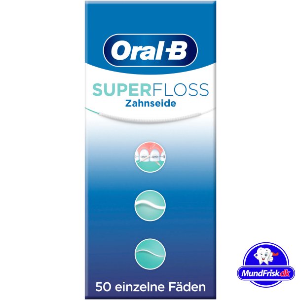 Oral-B Super Floss Zahnseide 50 Stk. NEUE Verpackung