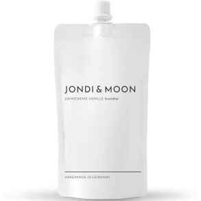 Naturlig tandkrm Jondi & Moon Vanilla Refillpse 250 ml.