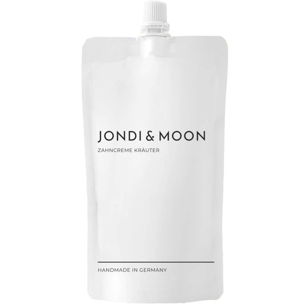 Naturlig Herbal Tandpasta Jondi &amp; Moon Kruter Refill Pose 250 ml.