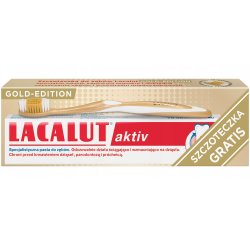 Lacalut Active Toothpaste 100 ml + Lacalut Gold tandborste