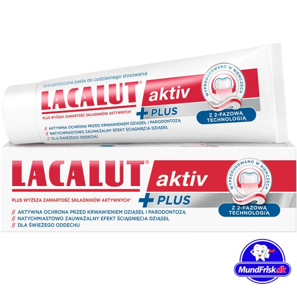 Lacalut Aktiv PLUS Zahnpasta gegen Parodontitis 75 ml