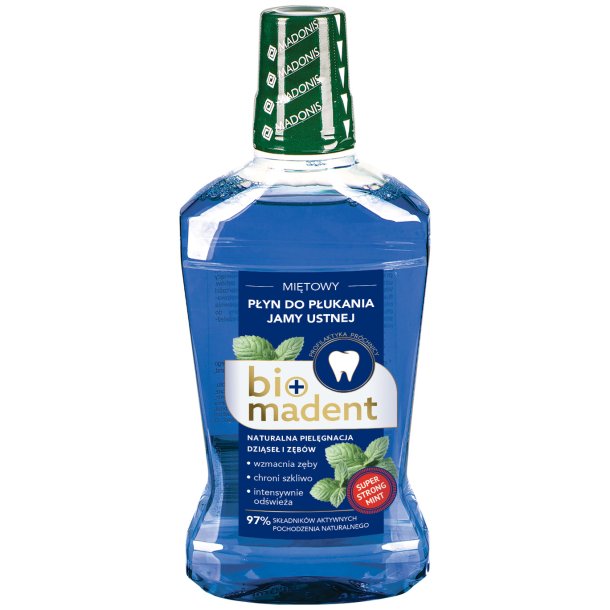 Bio Madent Mundskyl Strong Mint Fluor 500 ml.