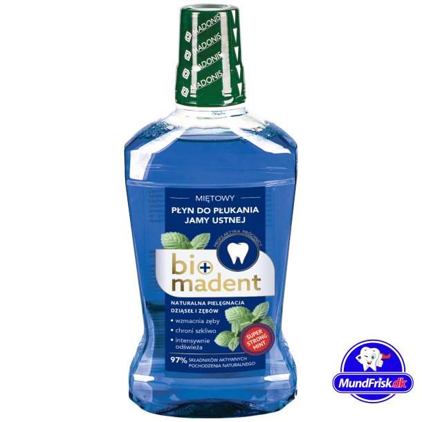 Bio Madent Mundwasser Starke Mint Flourid 500 ml.
