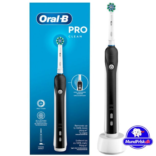 Oral-B Pro 1 Clean eltandborste CrossAction Black
