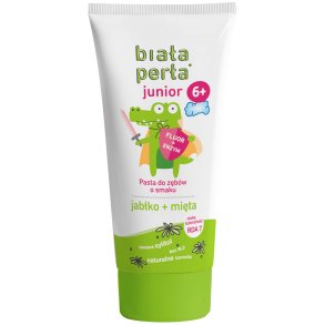 Naturlig Brnetandpasta BIALA PERLA Junior Apple & Mint 75 ml.