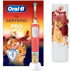 Oral-B PRO Elektrisk tannbrste for barn + Etui The Lion King