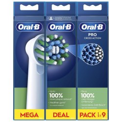 Kopi af Oral-B PRO CrossAction opzetborstels 9 stuks.